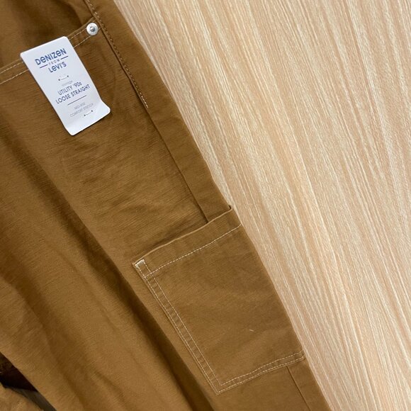 NWT Levi's Brown Utility Jeans Size 16 - Picture 2 of 5